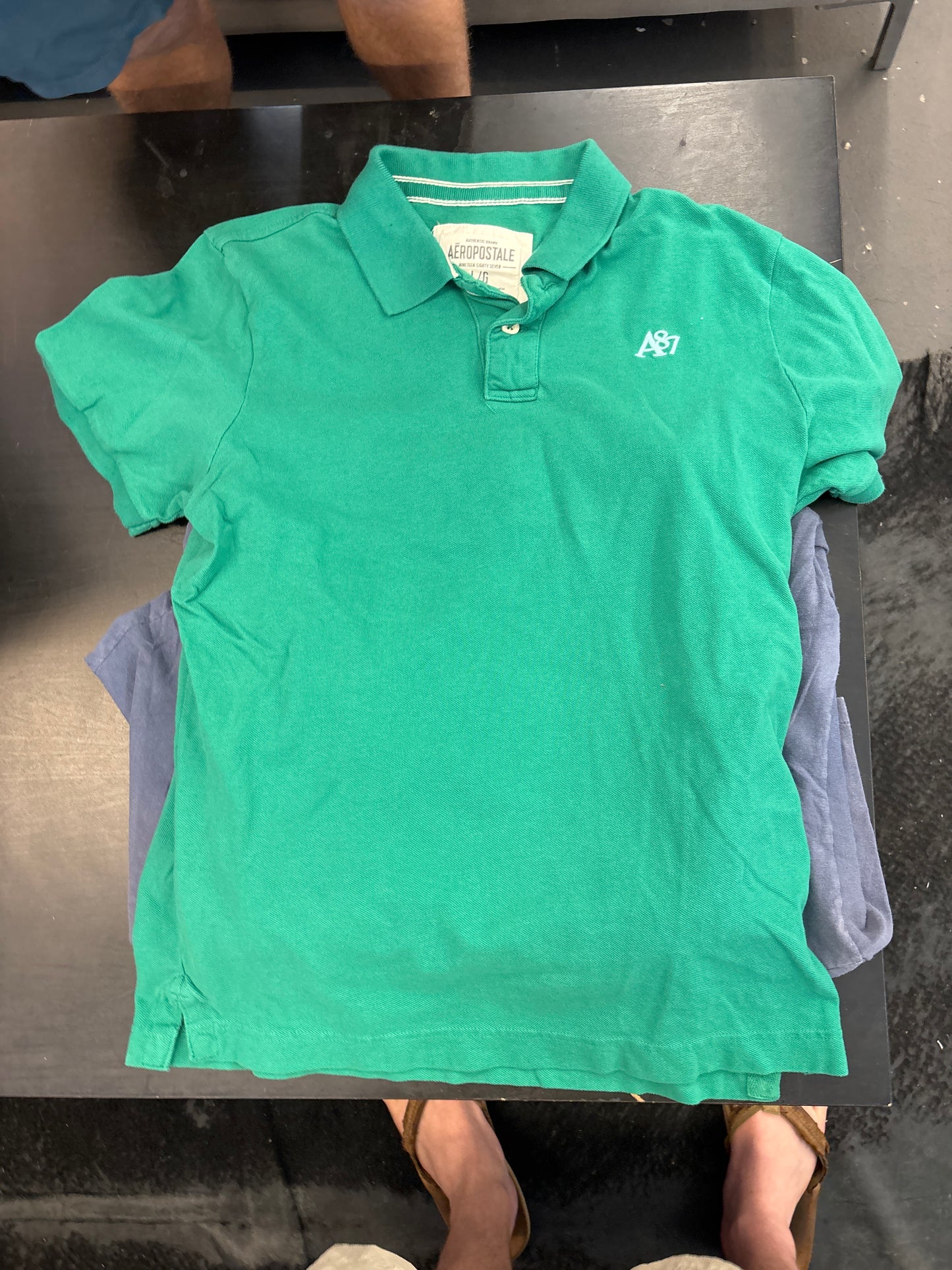 Aero green polo